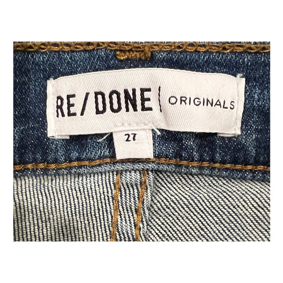 RE/DONE ULTRA HIGH RISE ANKLE SKINNY JEANS Size 27 - Picture 7 of 9